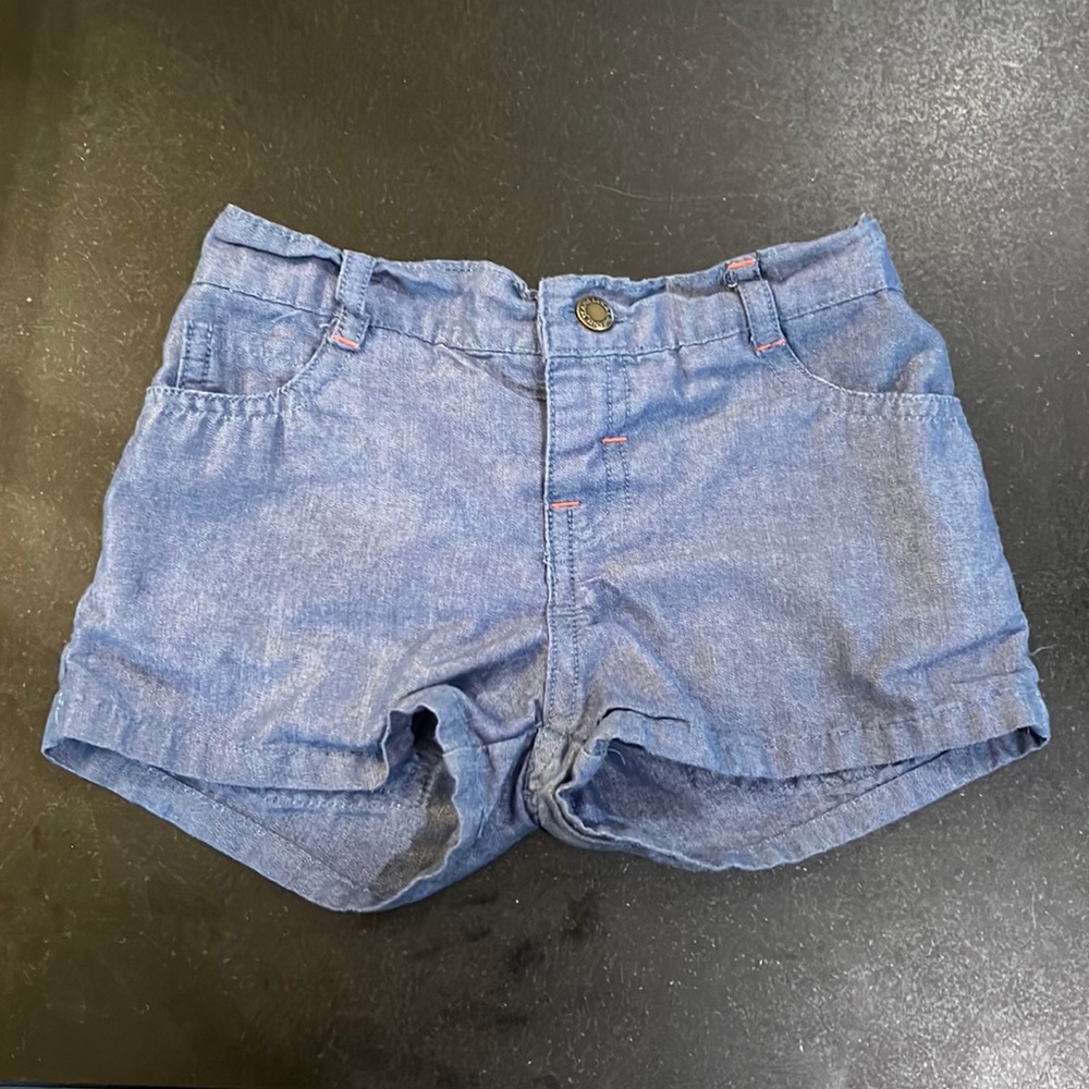 Girls chambray Lucky Brand shorts size 6